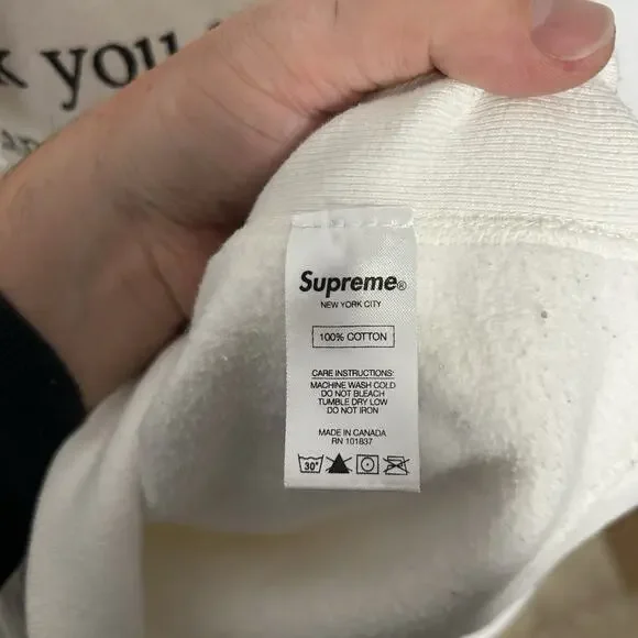 Supreme “They F*ck You Up” Poem Hooded Sweatshirt FW16 - Picture 12 of 14